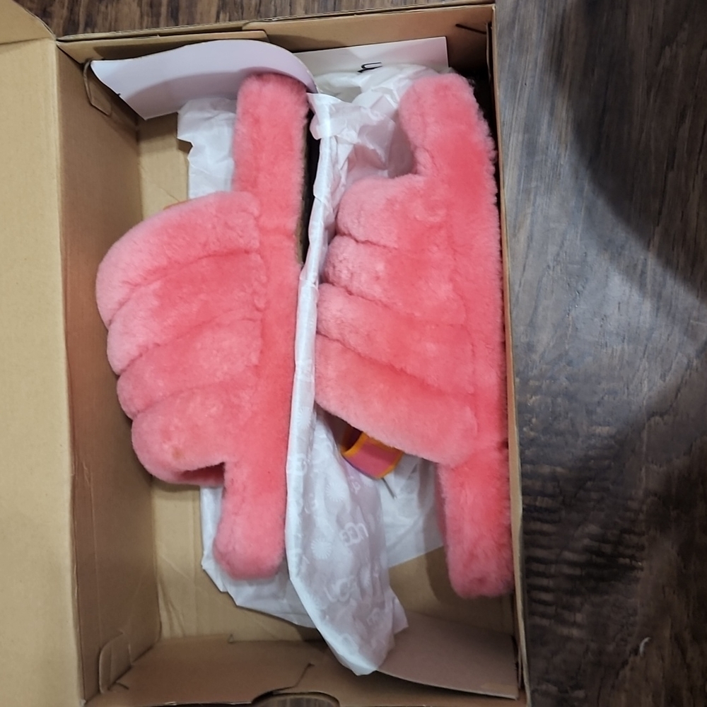 Pink Ugg sandals
